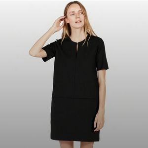 Everlane The Ponte Short Sleeve Dress, Sz XL